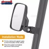 sinocea0 2x Side Folding Rear View Mirrors For Can-Am Defender