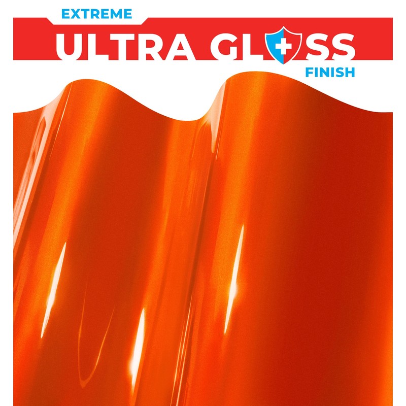 ColorFusion PPF by VViViD, Gloss Flame Orange Dry Apply PPF