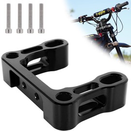 ZANGOMB 15MM Motorcycle Handlebar Riser for Sur Ron Light Bee X S Segway x260 X160-6061 Aluminum, Black