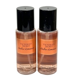 Victoria's Secret 2 VICTORIA'S SECRET AMBER ROMANCE FINE FRAGRANCE MIST BODY SPRAY 2.5 OZ TRAVEL