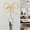 Foribyw, Bow Hook Decorative Bow Hanger Gold Towel Hook Multi-Purpose