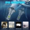 AUIMSOCO 2x H7 LED Headlight Super Bright Bulbs Kit 8000K