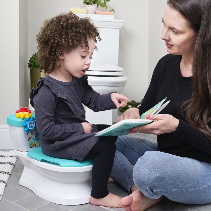 Baño Entrenador Baby Einstein 2 En 1 Adaptador Desmontable