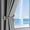 HOJLKLD Curtain Holdbacks, 4 Pack Wall Mounted Window Drapery Tiebacks