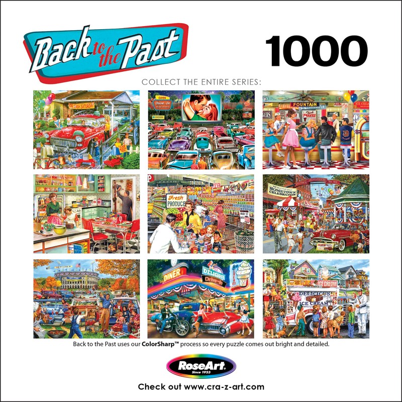 Back to The Past 1000 PC Jigsaw Puzzle - Backyard