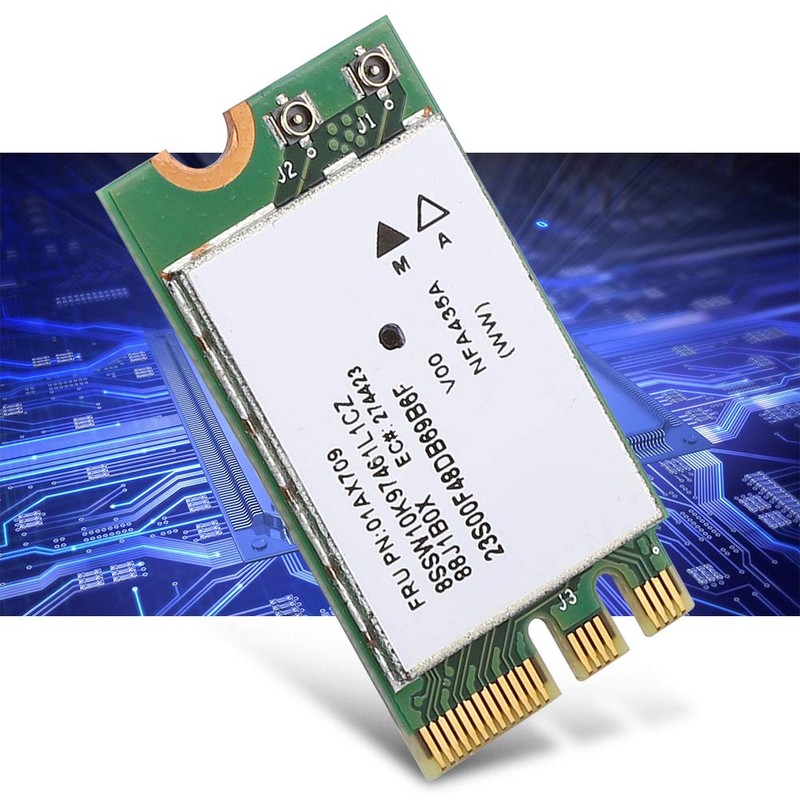 ASHATA - Network Card, 2.4G + 5G Dual Band Wireless
