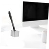 Operitacx 2 Pieces Metal Pen Storage Single Pen Stand Desk