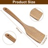 Jiozermi Teak Spatula for Cooking, Wok Spatula with Long Handle