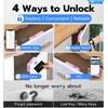 eLinkSmart Smart Cabinet Lock, Keyless Electronic Digital RFID Bluetooth Hidden