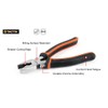 Tactix 200013 Linesman Plier, 220mm/8-1/2-Inch, Black/Orange