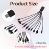 QfwdfcTrenz 10 in 1 USB Cables, Universal USB to Multi