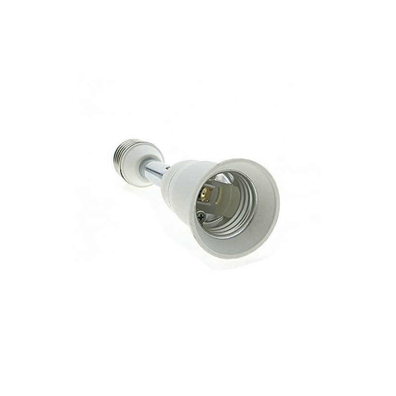Aukora E26 E27 Bulb Socket Extender, Bendable Medium Base Light