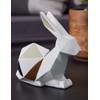 Amoy-Art Rabbit Sculptures Figures Modern Arts Decor Animal Statue Living