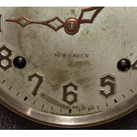 New Key (only) For New Haven Clock See The Photo Clock Type Chrome