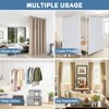Room Divider Curtain Rod, No Drilling Rod, 48-120inch (H) 28-144inch(W)