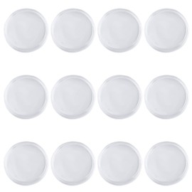 Bojueshaw 12pcs Coin Holder Capsules,Round Coin Collection Box,Protect Coin Holder,Coin Storage Case box for Coin Collection Supplies