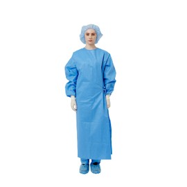 Disposable Non-Surgical Gowns, Non-Woven, Latex Free 10EA (L)