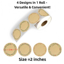 500pcs Canning Stickers, 2 Inch Round Mason Jar Labels - Write-On Jar & Lid Stickers for Jam & Jelly, Pantry, Bottles, All-Purpose Name Tags (yellow-2IN)