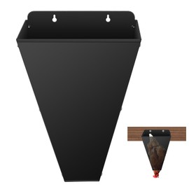 Kisotay Large Size Chicken Cone, Heavy-Duty Steel Poultry Restraining Cones for Chicken, Large Laying Hens, Roasters, Turkeys Up to 8 Pounds, Flat Back Funnel Cone Chicken Killing Cone