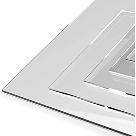 610mm x 457mm 2mm acrylic sheet for greenhouse glass replacement