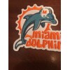 Unbranded MIAMI DOLPHINS Vintage Embroidered Iron On Patch RARE 4"
