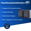 REV - AquaStorm Wet Room Socket 2-Way Surface-Mounted IP55, Double