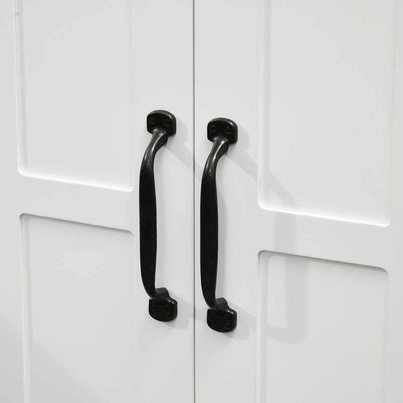kleankin Pedestal Sink Storage Cabinet, Under Sink Cabinet with 2