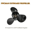 PWCMAN Boat Propeller 11 1/2 X 13 for Suzuki Outboard