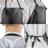 ETBOL Chemical Resistant Vinyl Apron - Black Plus Size Unisex