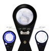 10x 21mm Loupe Jeweler Magnifier LED UV Light Triplet Lens