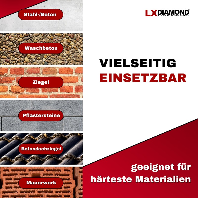 LXDIAMOND 2x Diamond Cutting Disc 125 mm x 22.23 mm