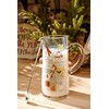 Mud Pie Christmas Eggnog Ingredients Pitcher Set, pitcher 67 oz