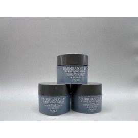 Fresh LOT OF 3 FRESH UMBRIAN CLAY PURIFYING MASK DEEPLY CLEANSES & PURIFIES 15ML/0.5OZ