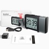 MeesMeek Projection Alarm Clock for Bedroom: Digital LCD Clock with