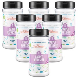 Aunt Fannie's Carpet Refresher, Odor Neutralizer & Deodorizer for Homes with Children, Pets, and other Odor Causes, Lavender Scent, 16 Ounce Powder (Pack of 6)