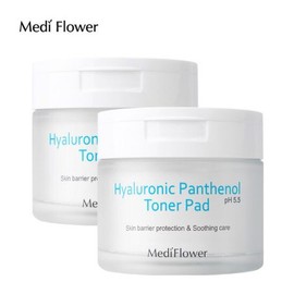 Mediflower 히알루로닉 판테놀 토너패드 60매x2개 Hyaluronic Panthenol Toner Pads 60 Sheets x 2 Packs