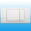 SCHWAB Riva Duo 227179 Push Plate with 2 Flushes White
