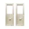 iDMRURvm 2 x Sauna Ventilation Slider Ventilation Flap Exhaust Air