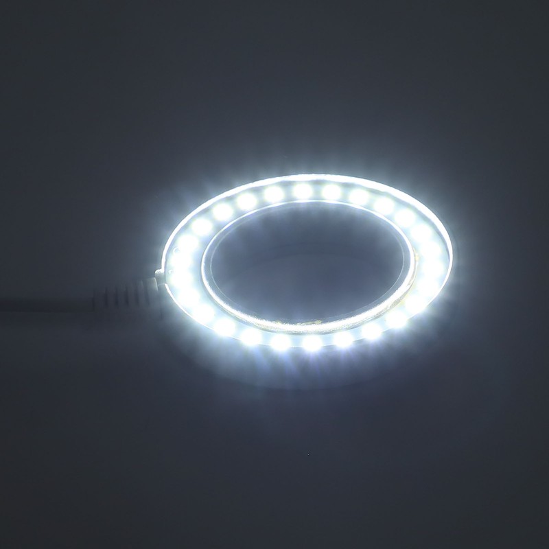 LED Ring Light Adjustable for Stereo Microscope Industrial Camera Imaging
