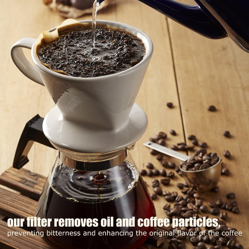100 Count Coffee Filter 2-4 Cup Preserves Flavor and Convenience