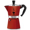 Bialetti Moka Color Espresso Coffee Maker (6 Cups, Bordeaux)