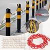 MECCANIXITY Plastic Chain 5 Ft/1.53 M, Safety Chain Red Plastic