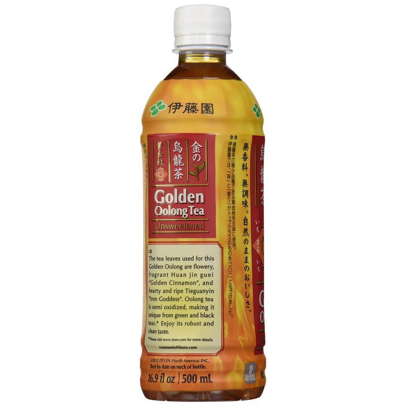 Ito En Golden Oolong Tea, Unsweetened, 16.9 oz