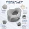 Face Down Memory Foam Pillow for Prone Rest – Ergonomic