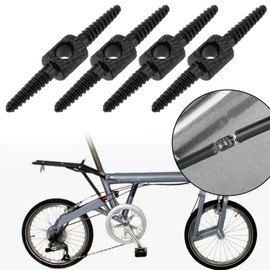 eMagTech 10 Pcs Bicycle Hose Brake Bicycle Shift Cable Connector 26mm Suitable for Mountain Bikes and Road Bikes Maintenance and Modification Black