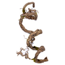 Penn-Plax Flexible Climbing Vines for Reptiles and Amphibians | Multiple Options| Great for Any Terrarium Decor (5' Brown)