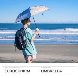 EuroSCHIRM Light Trek Ultra Silver Folding Umbrella, EU Free Size