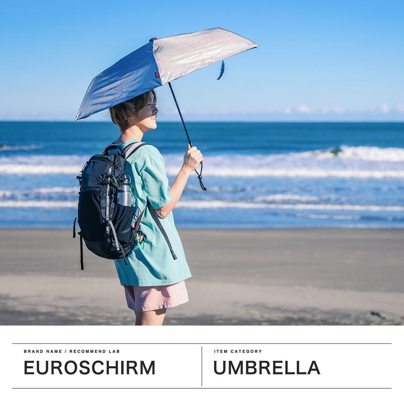 EuroSCHIRM Light Trek Ultra Silver Folding Umbrella, EU Free Size