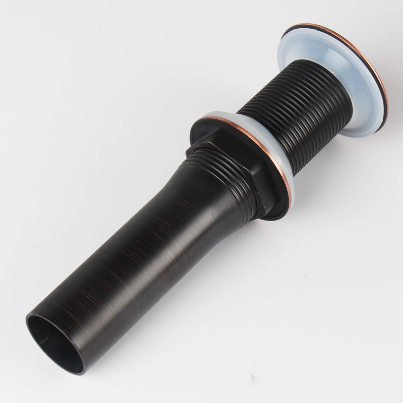 Oil Rubbed Bronze Detachable Basket Pop Up Sink Drain, Vanity