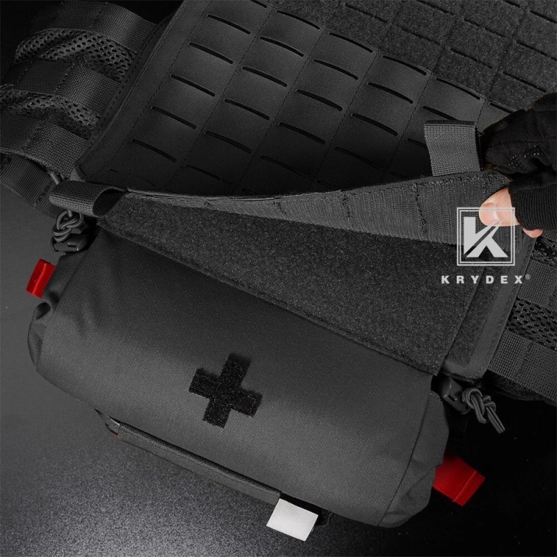 KRYDEX Tactical Roll Up IFAK Drop Pouch Medical EMT First
